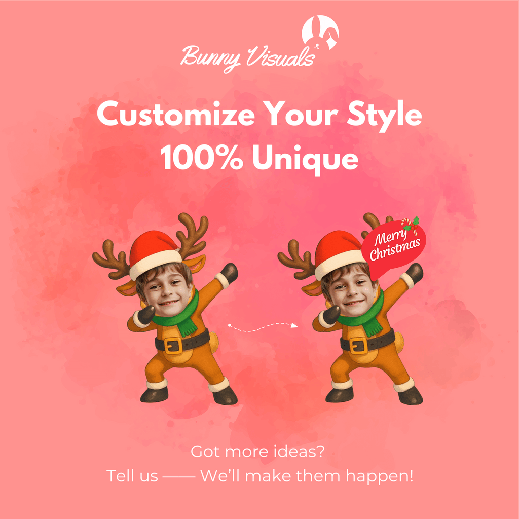 Christmas Dabbing Reindeer