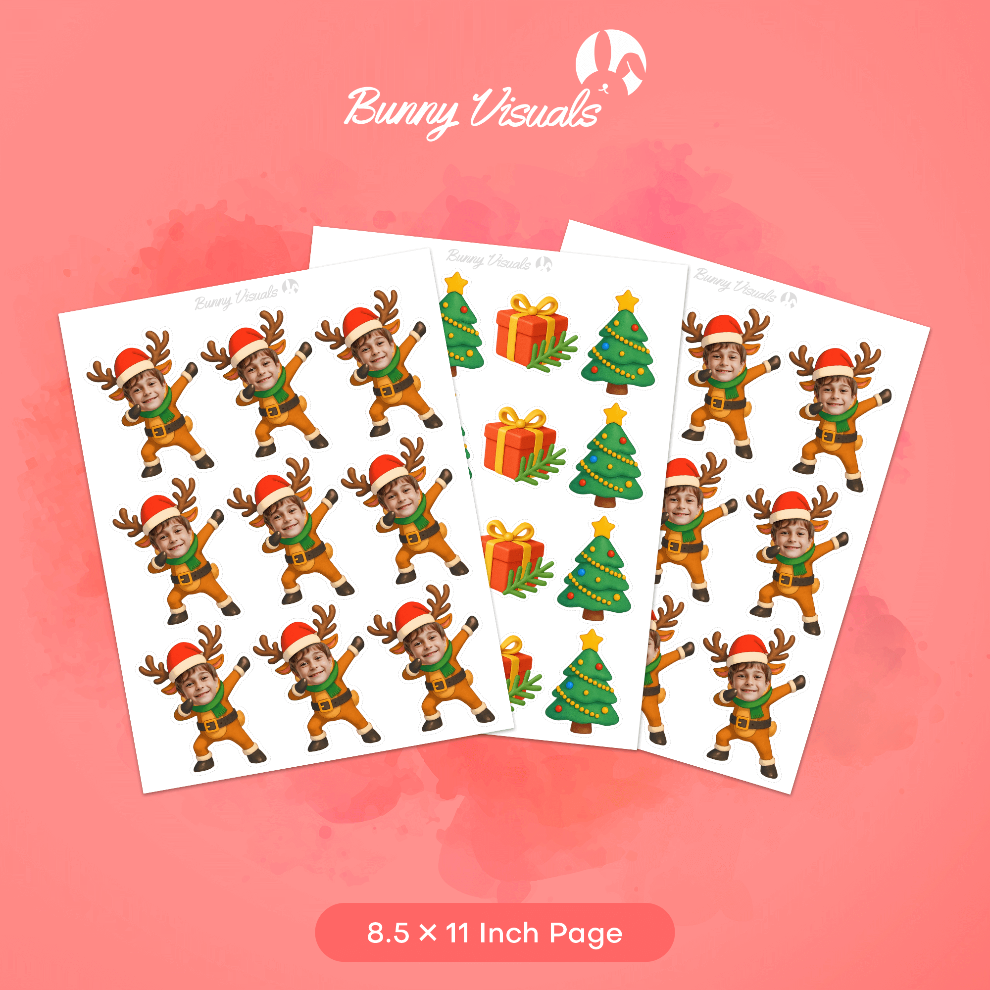 Christmas Dabbing Reindeer