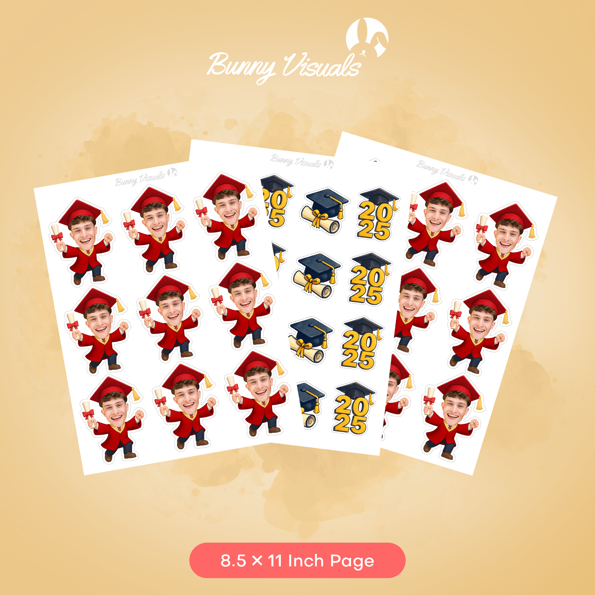 Graduation Red Gown