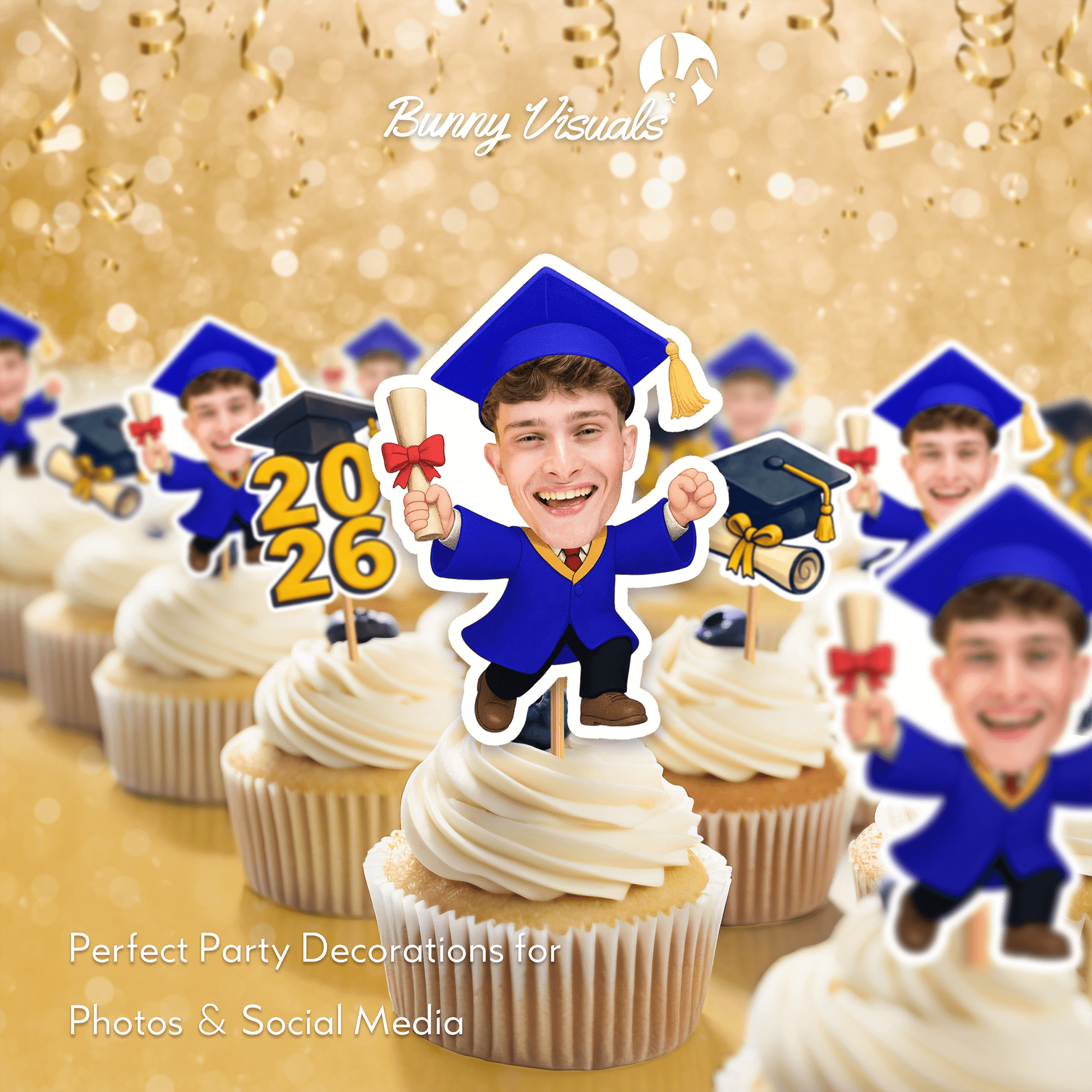 Graduation Blue Gown