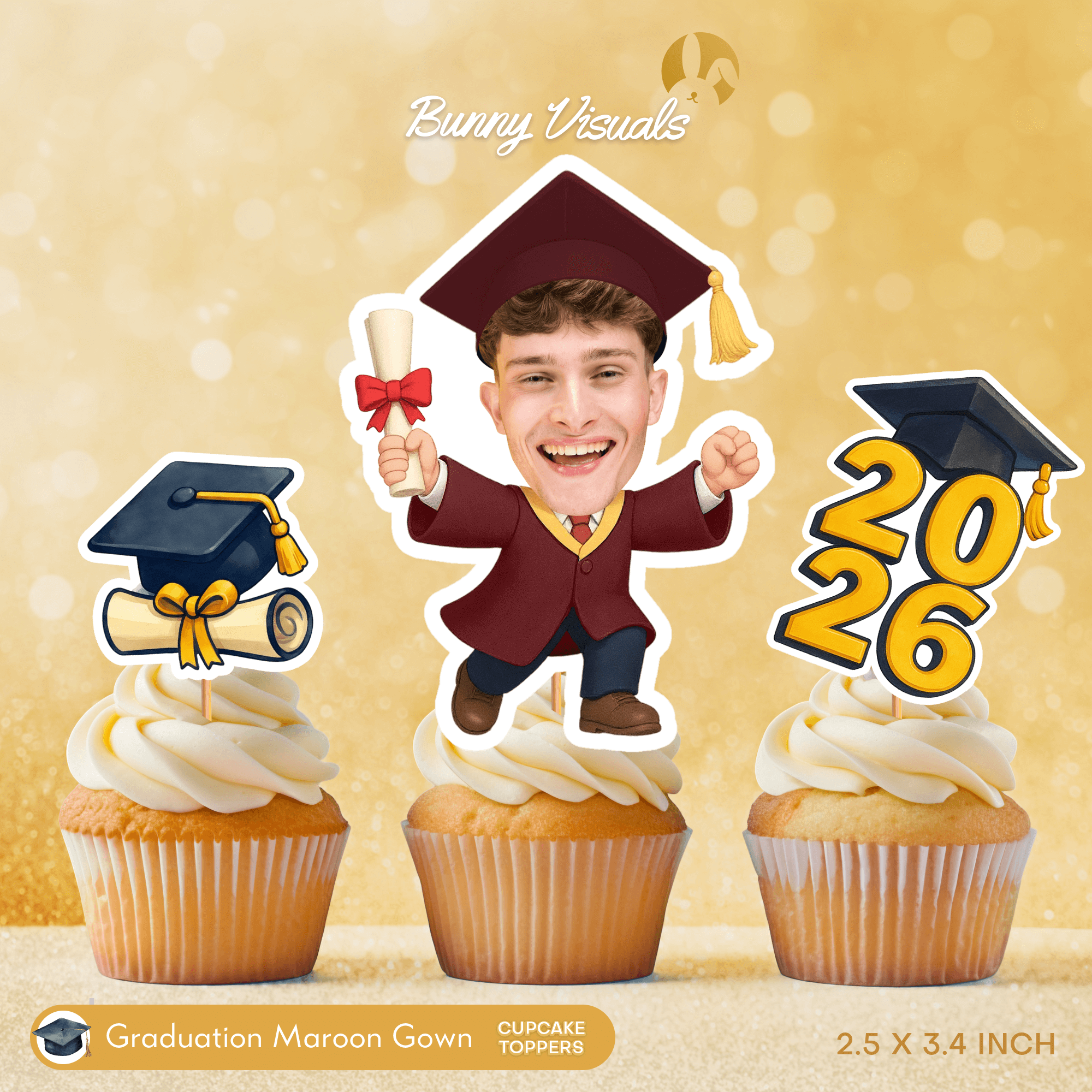 Graduation Maroon Gown