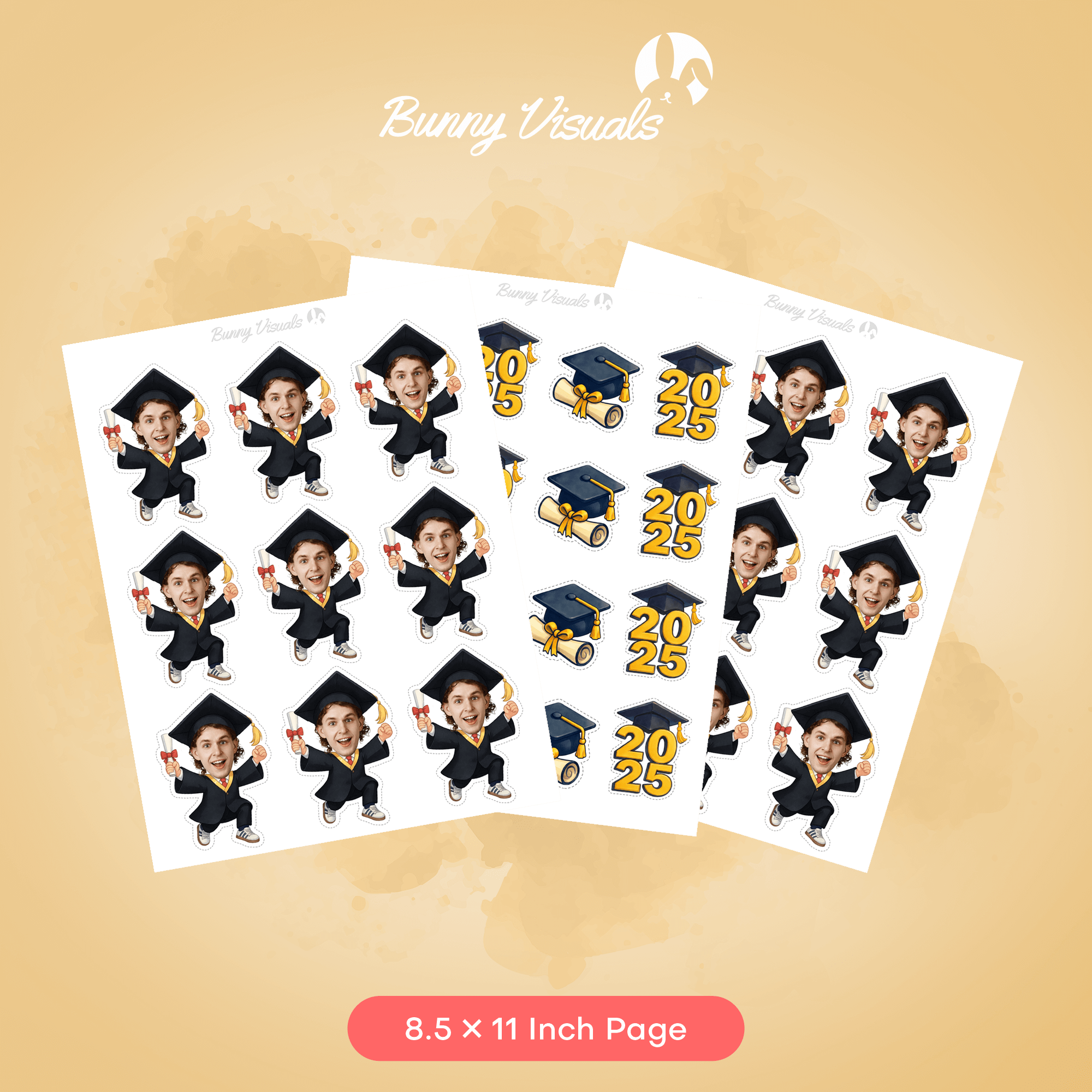 Graduation Black Gown With Sneakers