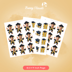 Graduation Black Gown with Sash