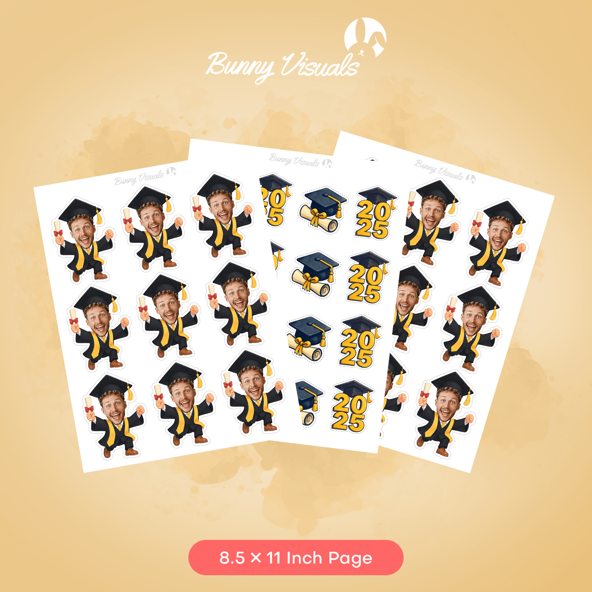 Graduation Black Gown with Sash