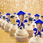 Graduation Blue Gown with Sash
