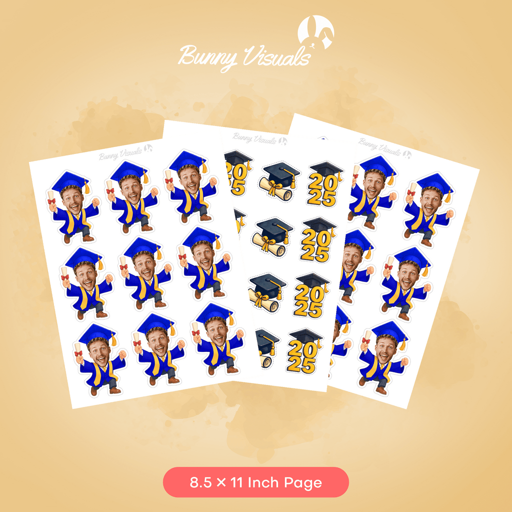 Graduation Blue Gown with Sash