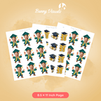 Graduation Green Gown with Sash