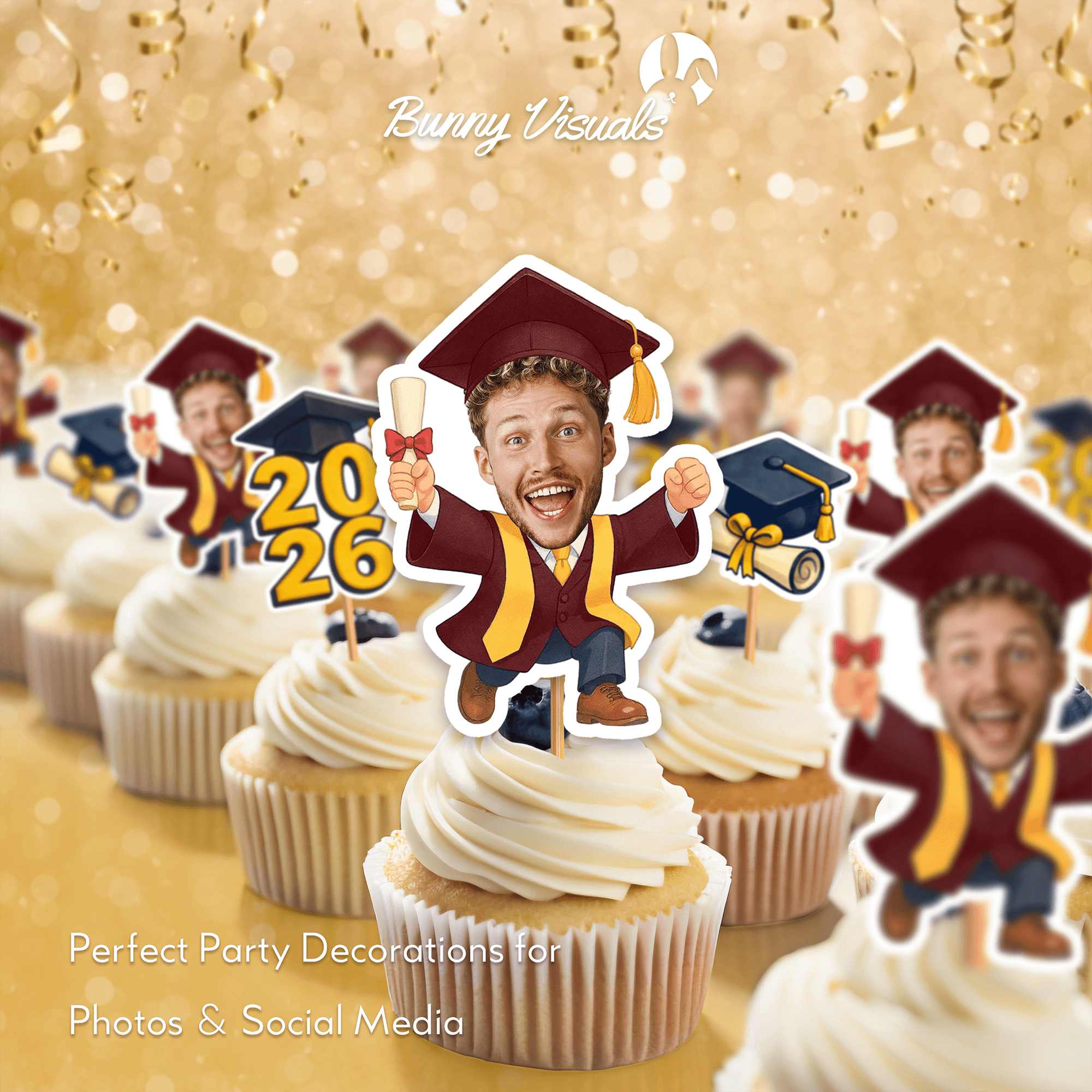 Graduation Maroon Gown with Sash