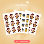 Graduation Maroon Gown with Sash