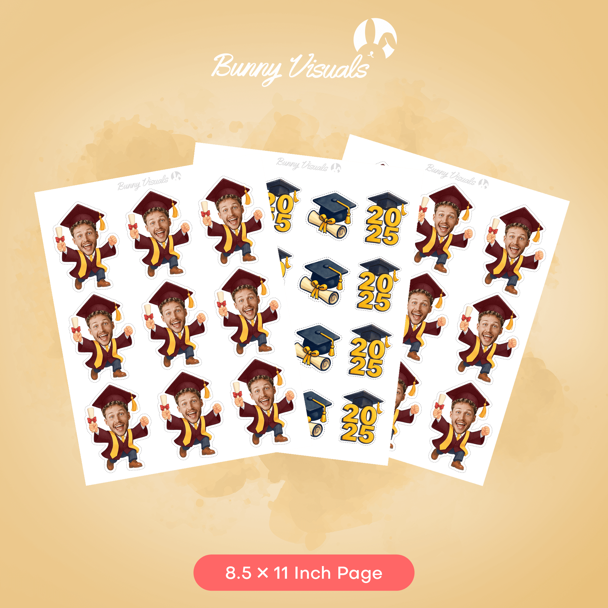 Graduation Maroon Gown with Sash
