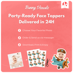 Custom Little Pilot Cupcake Toppers