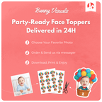 Hot Air Balloon Cupcake Toppers